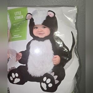 Infant Skunk Costume " Little Stinker" Size 6-12 Months